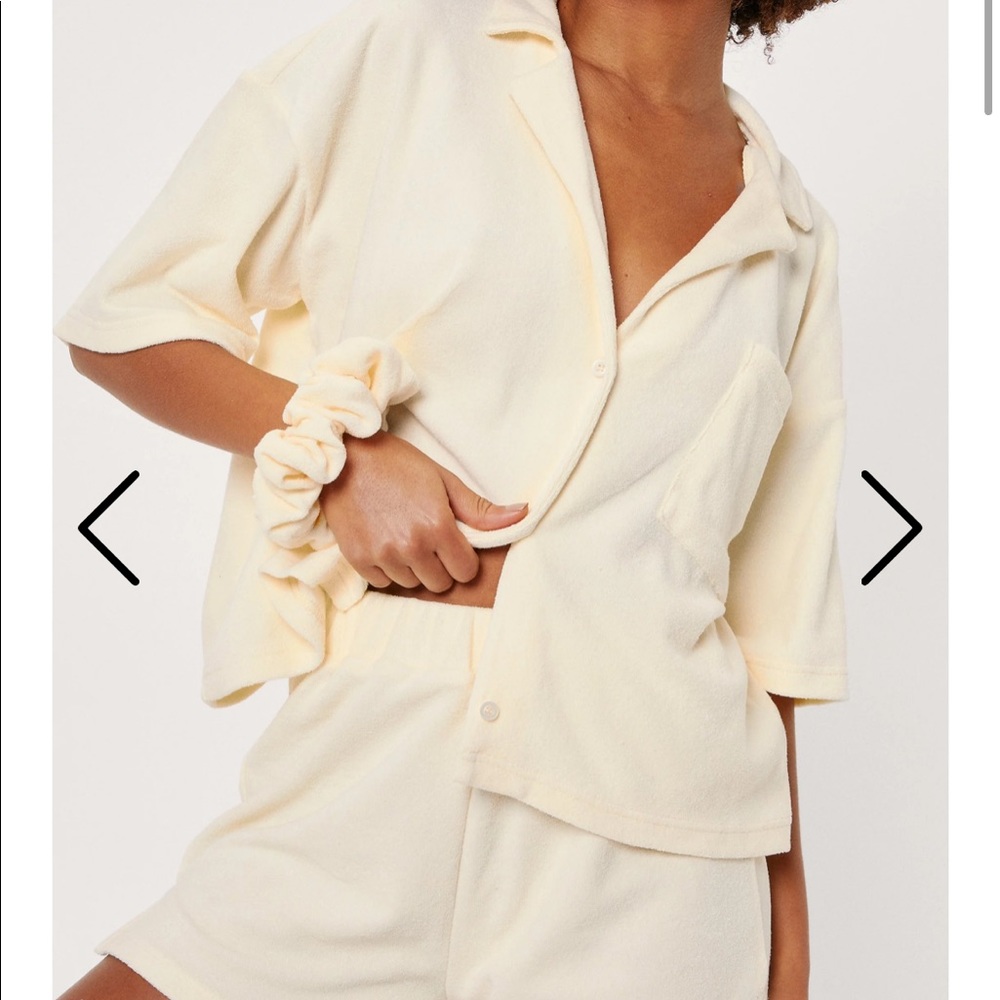 NASTYGAL NEW WITH TAGS TERRY CLOTH MATCHING SET